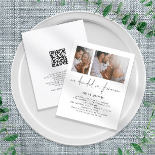 Lámina Presupuesto 2 Foto Código QR Invitación a matrimon