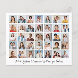 Lámina Presupuesto 35 Collage de fotos Añadir su propia t