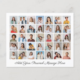 Lámina Presupuesto 35 Collage de fotos Añadir su propia t