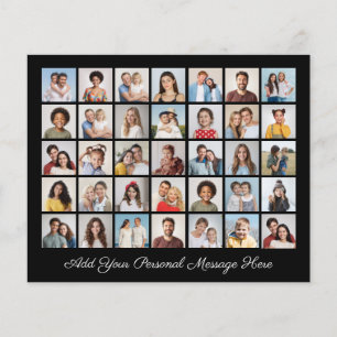 Lámina Presupuesto 35 Collage de fotos Añadir su propia t