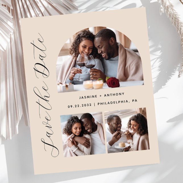 Lámina Presupuesto 3-Foto Arch Beige Guardar fecha (Subido por el creador)