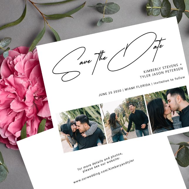 Lámina Presupuesto 3 fotos boda moderna excepto la fecha (Subido por el creador)