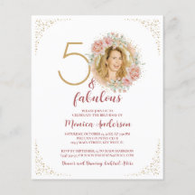 Presupuesto 50 y fabuloso 50 Purpurina del Partido