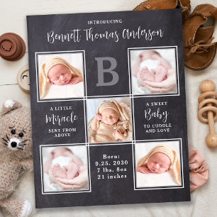 Lámina Presupuesto 5 Recién nacido Collage de fotos Nacim