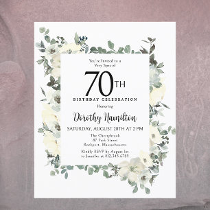 Lámina Presupuesto 70.ª invitación a la floración blanca
