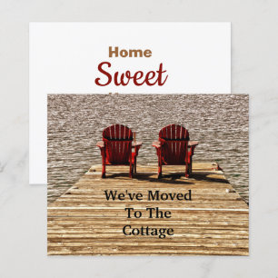 Lámina Presupuesto Adirondack Beach Chairs Red Moving New
