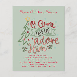 Lámina Presupuesto Adorémosle Navidades Fiesta Invitar