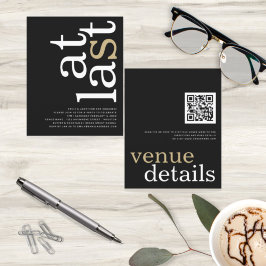 Lámina PRESUPUESTO Al Último Código QR Compromiso negro d