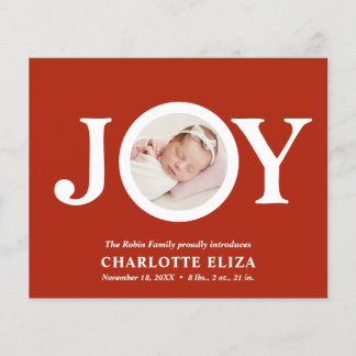 Lámina PRESUPUESTO Alegría de MODA ROJA Foto Bebé Primera