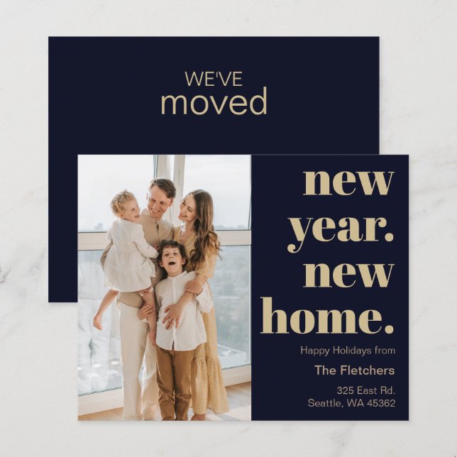 Lámina Presupuesto Año Nuevo Año Nuevo Hogar Trasladado F (Anverso / Reverso)