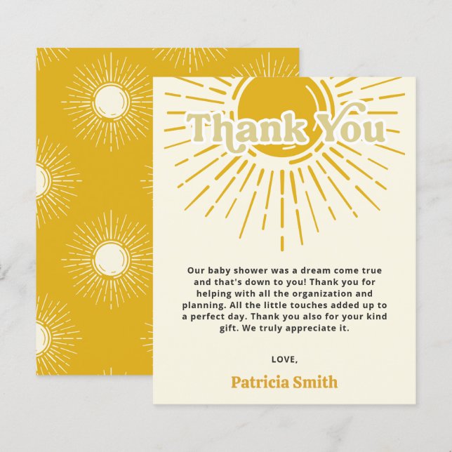 Lámina Presupuesto Aquí viene el hijo de la ducha bebé Gr (Anverso / Reverso)