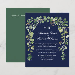 Lámina PRESUPUESTO Arco floral azul boda primavera verano