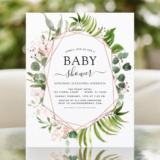 Lámina Presupuesto Baby Shower Eucalyptus Geométrico Botá (Subido por el creador)