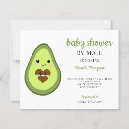 Lámina Presupuesto Baby Shower Por Correo Kawaii Aguacate