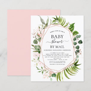 Lámina Presupuesto Baby Shower por invitación a la ecolog