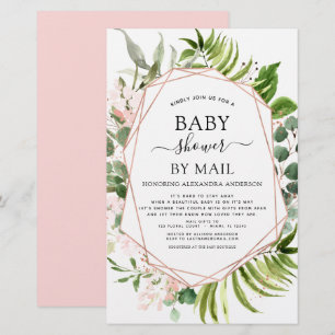 Lámina Presupuesto Baby Shower por invitación a la ecolog