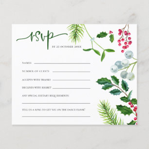 Lámina PRESUPUESTO Berries Mistletoe Navidades Wedding RS