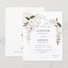 Lámina Presupuesto Blanco Boho Floral Boda V3 LN
