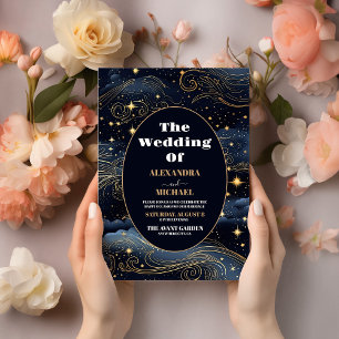 Lámina Presupuesto Boda de Estrellas Luna Azul Celestial