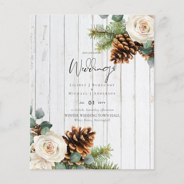 Lámina PRESUPUESTO Boda de Invierno Rosas de Eucalyptus G (Anverso)