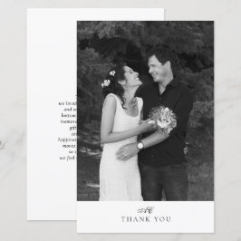Lámina PRESUPUESTO Boda Foto Monograma Chic Moderno