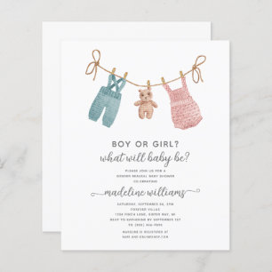 Lámina PRESUPUESTO BOHO Ropa de bebé Género Reventador Du