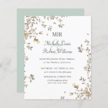 PRESUPUESTO Boho Rustic sale de la boda de Garden