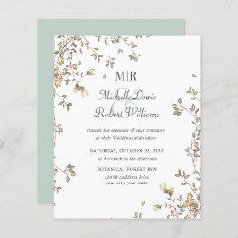 Lámina PRESUPUESTO Boho Rustic sale de la boda de Garden