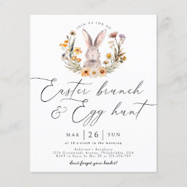 Lámina Presupuesto Brunch Brunch Egt Hunt Wildflower Bunn