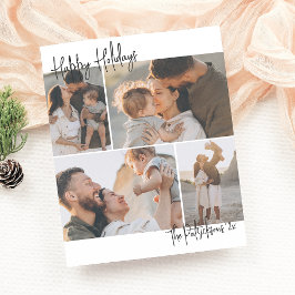 Lámina Presupuesto Caligrafía 4 Navidad Vacaciones Multi-