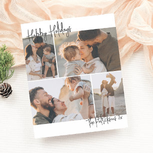 Lámina Presupuesto Caligrafía 4 Navidad Vacaciones Multi-