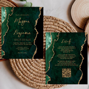 Lámina Presupuesto Código QR de Bodas en Letra Script de 