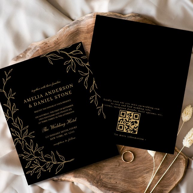 Lámina Presupuesto Código QR Invitación a la Boda de Oro  (Subido por el creador)