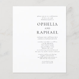 Lámina Presupuesto Código QR Invitación a matrimonio bohe