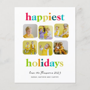 Lámina PRESUPUESTO Collage de fotos colorido de colores m