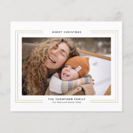 Lámina PRESUPUESTO Collage de fotos fronterizo Minimalist