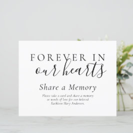 Lámina PRESUPUESTO Compartir un Rótulo de tabla de memori