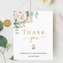 Lámina PRESUPUESTO Cumpleaños eucalipto floral