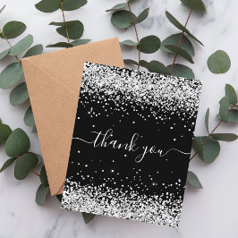 Lámina PRESUPUESTO Cumpleaños purpurina de plata negra gr