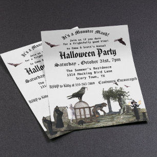 Lámina Presupuesto de bruja de Halloween de Gothic Monste