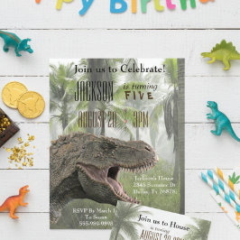Lámina Presupuesto de cumpleaños de T-Rex Tyrannosaurus R