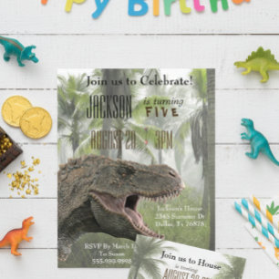 Lámina Presupuesto de cumpleaños de T-Rex Tyrannosaurus R