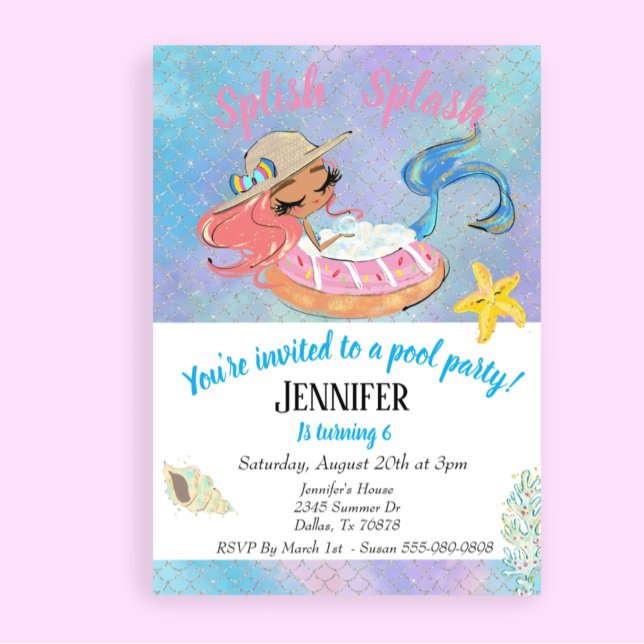 Lámina Presupuesto de fiesta de cumpleaños en Mermaid Poo (Subido por el creador)