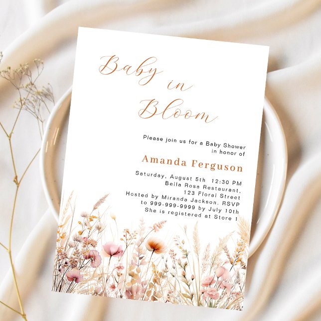Lámina Presupuesto de florecimiento beige de flores silve (Subido por el creador)