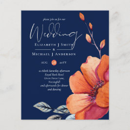 Lámina PRESUPUESTO DE Invitación a la Boda de Otoño de la