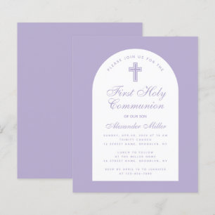 Lámina Presupuesto de invitación de primera comunión de L