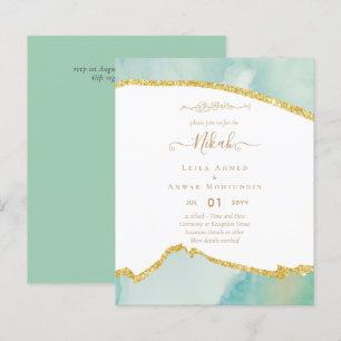 Lámina PRESUPUESTO DE Invitaciones a la Boda de NIKAH Isl