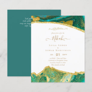 Lámina PRESUPUESTO DE Invitaciones a la Boda de NIKAH Isl
