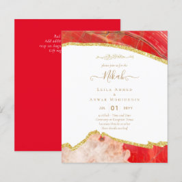 Lámina PRESUPUESTO DE Invitaciones a la Boda de NIKAH Isl