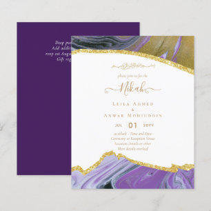 Lámina PRESUPUESTO DE Invitaciones a la Boda de NIKAH Isl